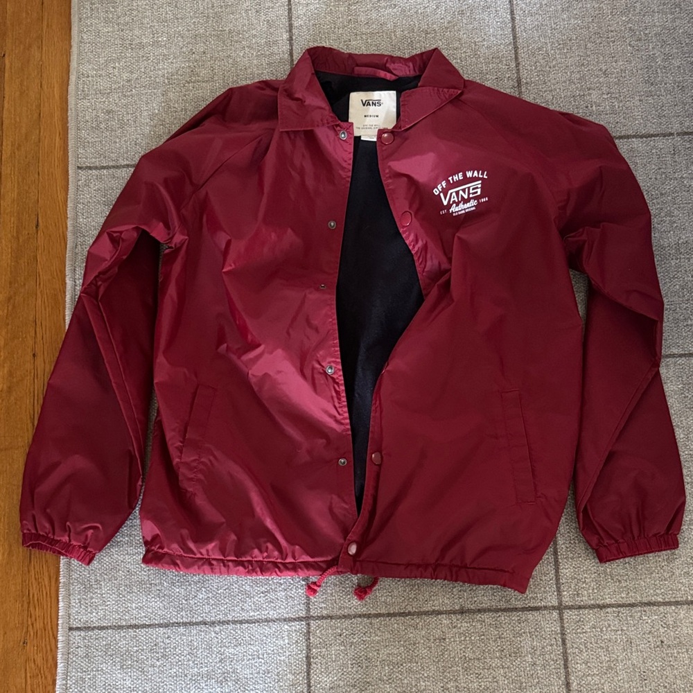 Vans Maroon Coach Jacket